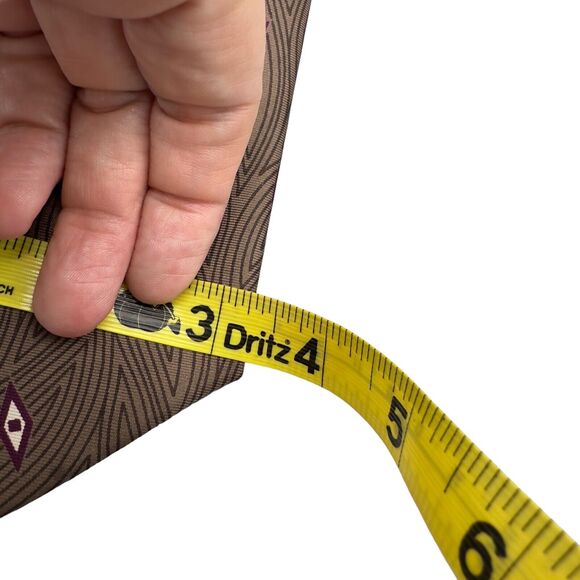 Enrico Coveri Mens Silk Dress Tie Made in Italy Geometric Design 58" 3.25" - Picture 7 of 7